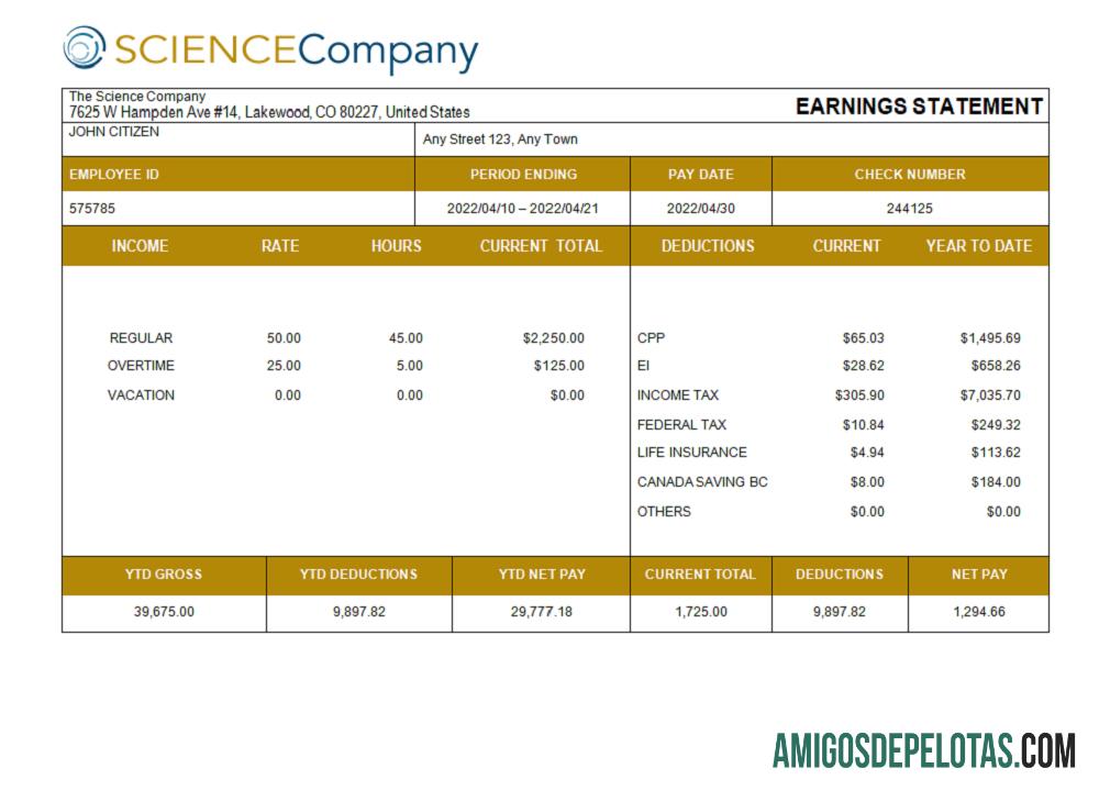 EUA The Science Company Science Company Pagamento baixar para verificação